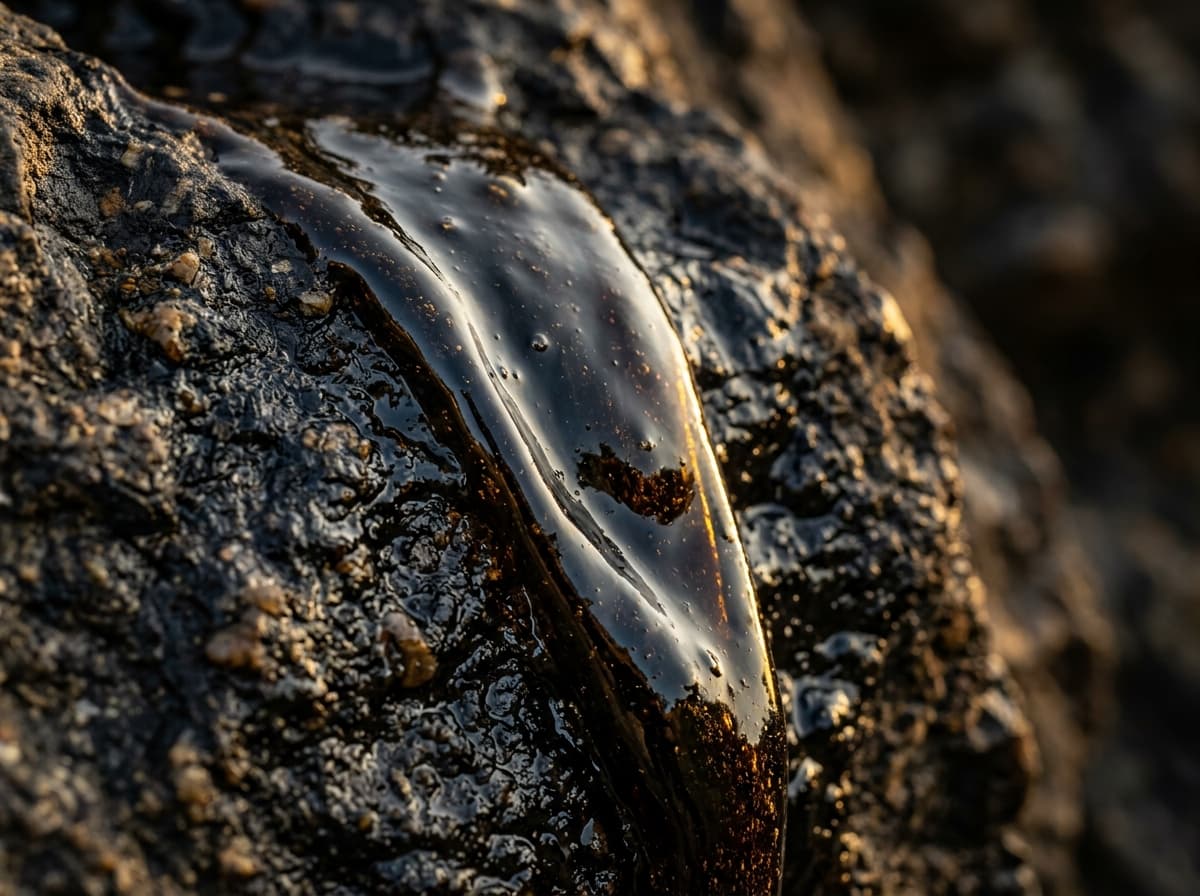 Bulk Shilajit Resin Texture