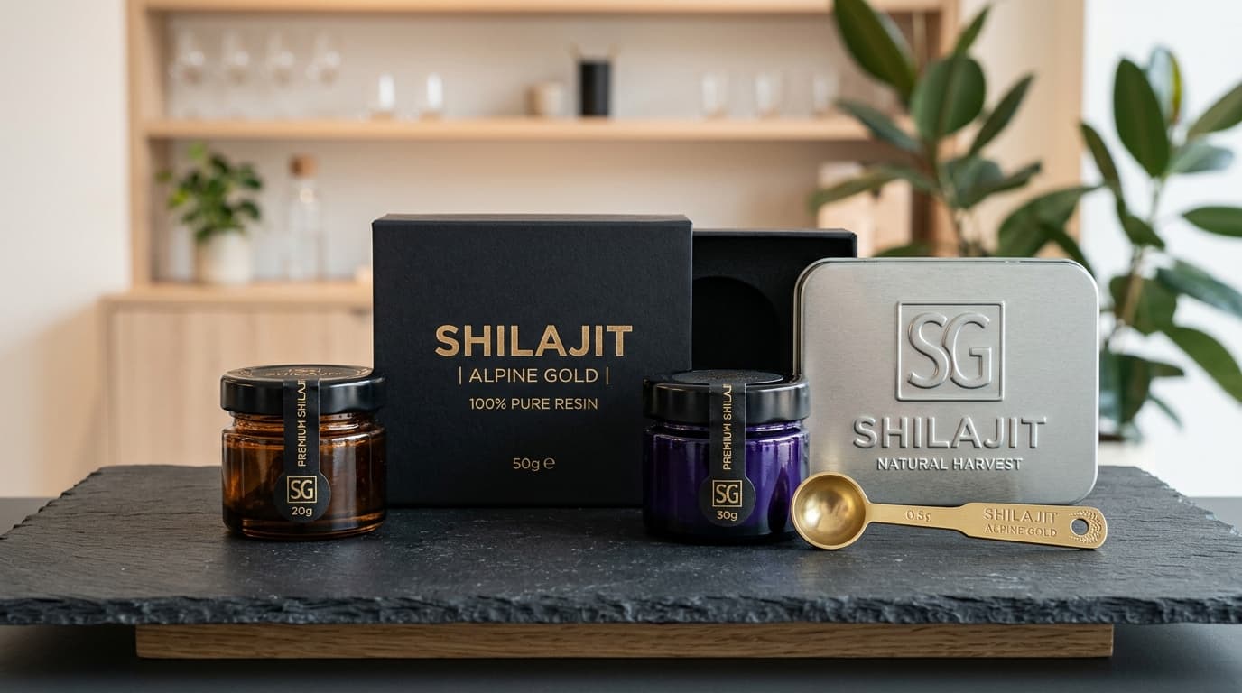 Shilajit Packaging Components Showcase